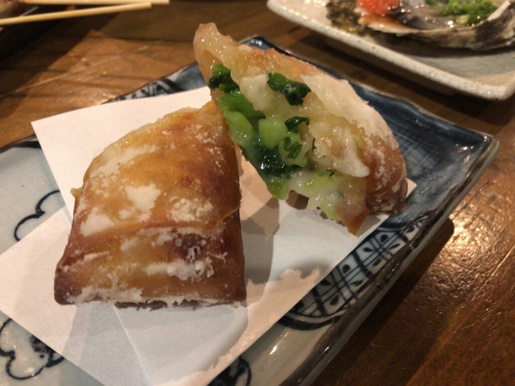 ぷりぷりエビのクリーミー春巻き