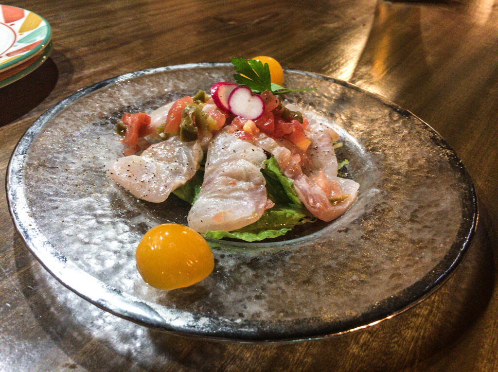 魚介のセビーチェ