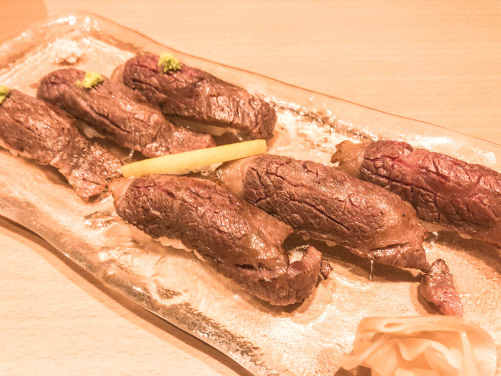 石垣牛の握り盛