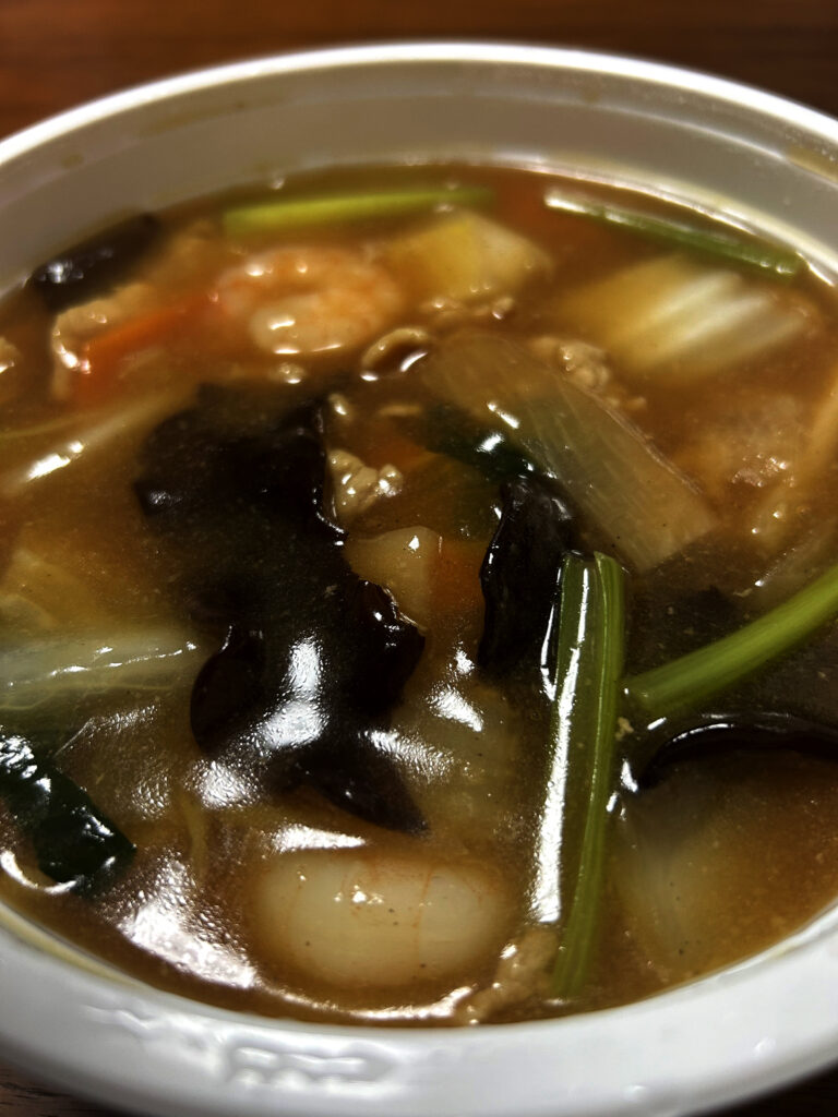 五目あんかけそば（蒸麺）