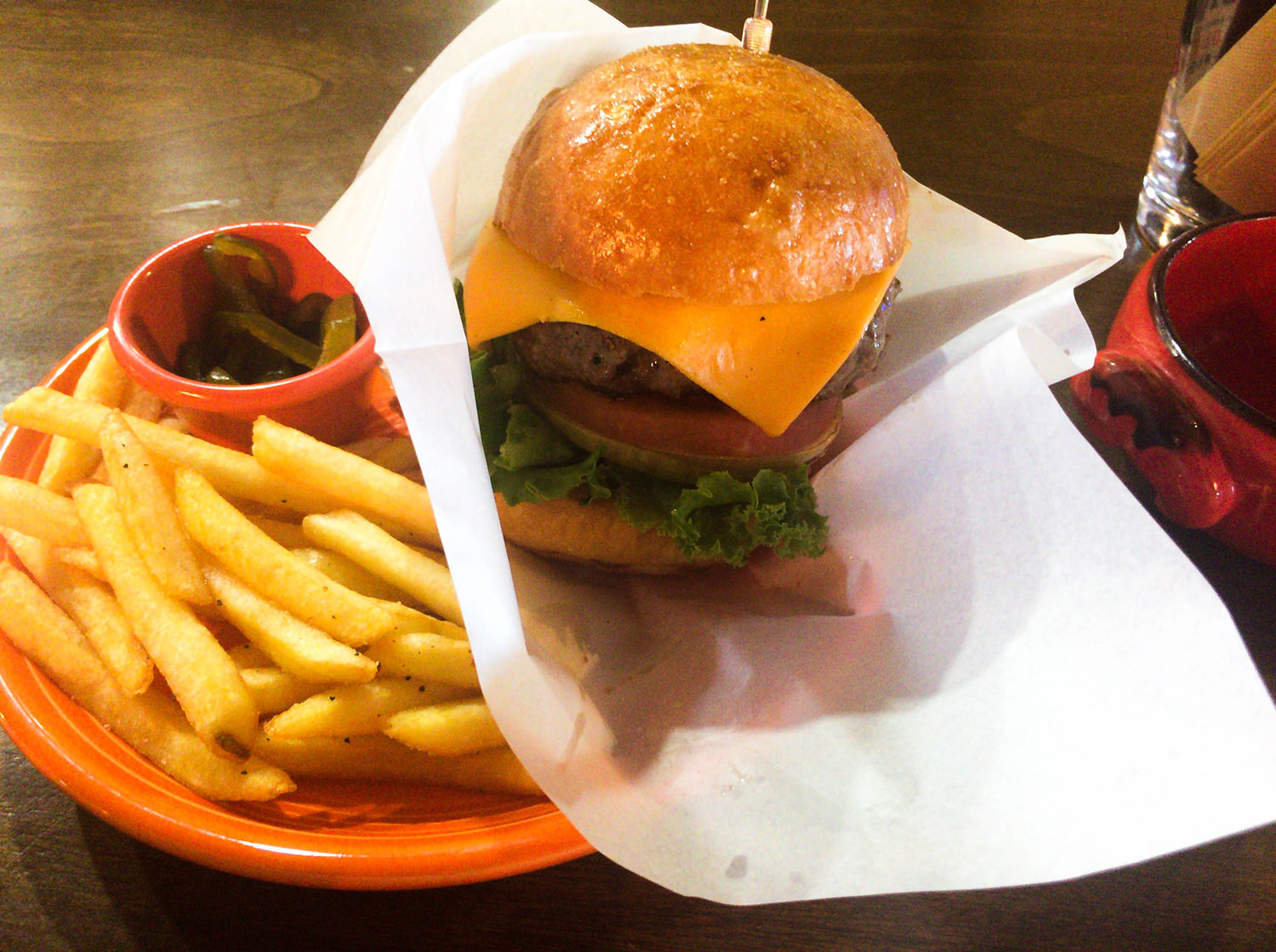 さかさまバーガー