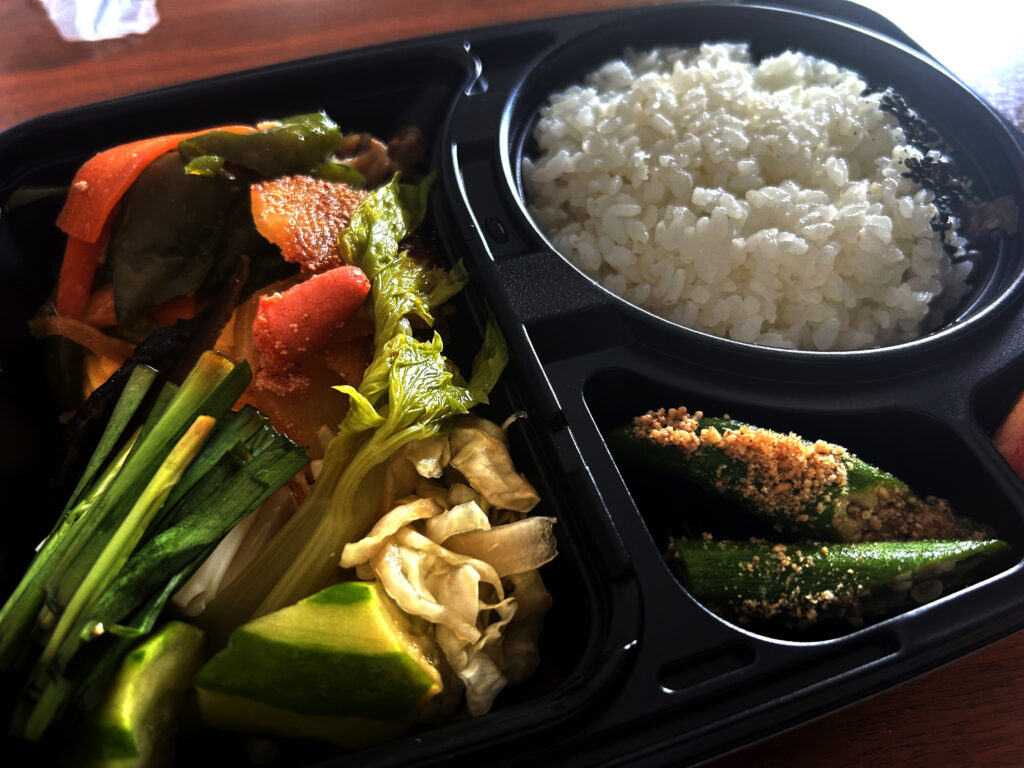 また別日にテイクアウトした野菜もりもりお弁当 Mサイズ